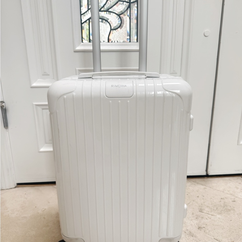 RIMOWA Glossy White Suitcase